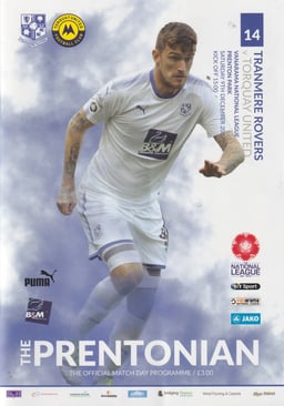 Tranmere Rovers v Torquay United Match Programme 2017-12-09